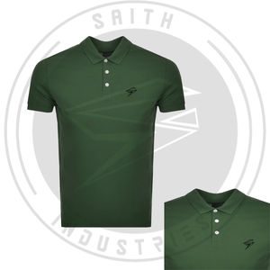 2024 hombres personalizados para Polo camiseta transpirable tejido de punto manga corta cuello alto precio razonable disponible tallas para adultos - Product Image 4