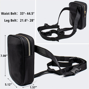 Mode Fanny sac <span class=keywords><strong>ceinture</strong></span> <span class=keywords><strong>pochette</strong></span> en cuir sac de cuisse pour moto Costume accessoires femmes goutte jambe sac <span class=keywords><strong>avec</strong></span> sangle de jambe - Product Image 2