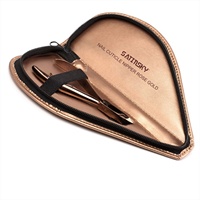 Housse de protection pour cuticules, 3 pièces, en cuir, macramé, dernier style
