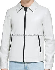 Entièrement personnalisé 100% véritable cuir de vachette hommes mode vestes en cuir vêtements décontractés hommes veste en cuir pour hommes - Product Image 1