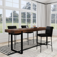 Table console moderne pliable et convertible à 2 entrées en bois massif pour appartement, atelier, maison, mobilier de salon polyvalent