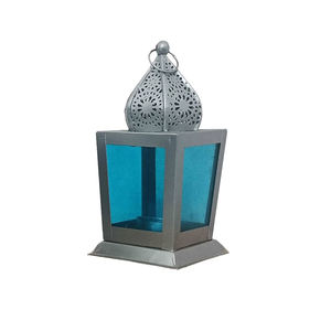 Modern New Design <b>square</b> Wooden and Stainless Steel <b>Candle</b> Lantern for Home Decoration Manufacturer and Exporters - Product Image 2