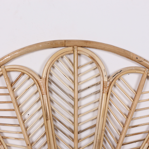 Cabecero de mimbre natural hecho a mano, diseño de hoja de abanico natural, cama de mimbre, tablero trasero bohemio, fábrica de muebles de dormitorio, proveedor mayorista - Product Image 3