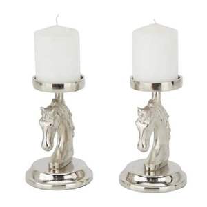 Handcrafted Pillars Silver Candlestick Stand Home Hotel Decoration Interior Items Silver <b>Candle</b> Stand Modern Style <b>Cheap</b> Price - Product Image 2