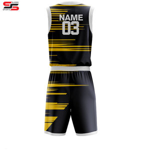 Ropa de baloncesto personalizada Camiseta de entrenamiento de baloncesto Sublimación Uniformes de baloncesto para niños - Product Image 2