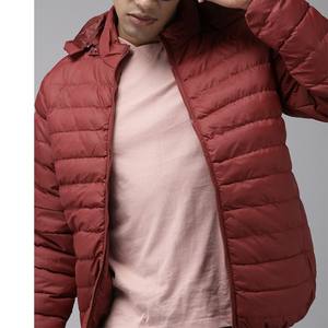 OEM ODM Venta caliente de los hombres de alta calidad de moda de estilo callejero abajo chaqueta acolchada de invierno con capucha chaqueta acolchada chaqueta de bombardero de los hombres - Product Image 2