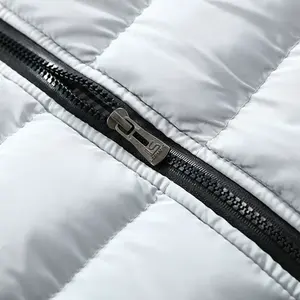 Chaleco de hombre chaqueta para la temporada de invierno talla grande impermeable logotipo personalizado chaleco Vintage - Product Image 6