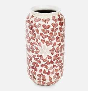 Venta al por mayor hecho a mano moderno madreperla incrustaciones florero decoración del hogar florero de lujo Decoración de mesa florero - Product Image 1