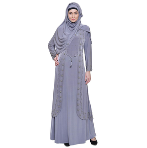 2023 señoras Abaya hermosos colores y diseño elegante alta calidad cómoda ropa musulmana tradicional para mujeres - Product Image 4