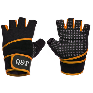 Venta al por mayor culturismo Fitness guantes para hombres levantamiento de pesas deporte gimnasio guantes ejercicio entrenamiento Powerlifting guantes para Unisex - Product Image 4