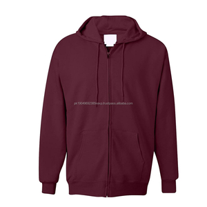 Sweat à capuche zippé pour homme surdimensionné de haute qualité, personnalisé, avec un tissu polaire épais en provenance du Pakistan, prix très avantageux - Product Image 4