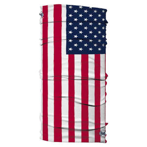 Brazaletes Deportivos BUFF para Exteriores, Envoltura Calefactora para el Cuello con Bandera Americana - Product Image 1