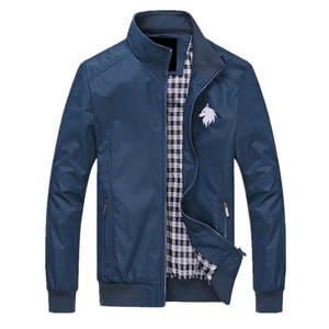 Meilleure vente Blouson aviateur en toile sur mesure pour hommes, manteau d'hiver respirant avec col montant et manches longues de style High Street - Product Image 1
