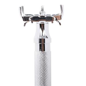 Maquinilla de afeitar de seguridad de mariposa con hoja afilada y tornillo ajustable, maquinilla de afeitar profesional para hombres, maquinilla de afeitar de acero inoxidable OEM - Product Image 6