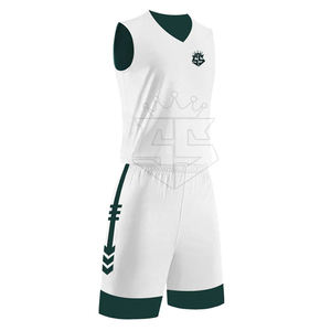Uniforme de baloncesto reversible personalizado barato Haga su propio diseño Uniformes de camiseta de baloncesto reversibles en stock nuevo - Product Image 6