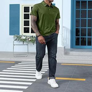 Polo tendance à manches courtes, impression de logo personnalisée, matière coton, envoyé par Dress Sports - Product Image 6