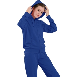 Chándal cómodo y personalizado con cremallera para mujer, recién llegado, estilo informal cálido de invierno con estampado de diferentes colores, Etiqueta Privada - Product Image 5