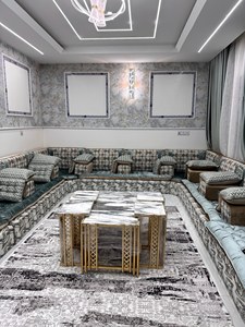 Sofá estilo Majlis árabe, diseño clásico, elegante conjunto para sala de estar, asientos de esquina de lujo, diseño que ahorra espacio - Product Image 5