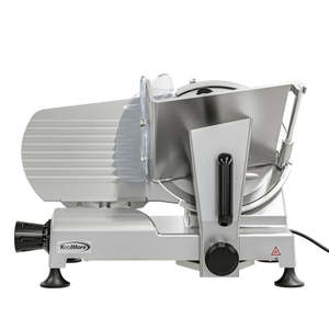 Rebanadora Semiautomática CMS-10S de 10 Pulgadas, Grosor de Corte Ajustable para Carne Fresca, Nueva Condición, Acabado en Acero Inoxidable Plateado, 220V - Product Image 3