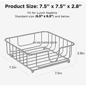 Porte-serviettes élégant et durable en acier inoxydable de haute qualité, antirouille pour bureau à domicile ou restaurant, porte-serviettes de table - Product Image 2