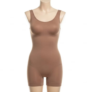 Breathable Medium Control Full Slip Shapewear Tops Soft Stretch Material Body <b>Shaping</b> Feature Daily Wear Support Slimming Wear - Product Image 1