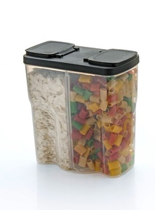 Premium 2 bölüm plastik saklama kabı 2 adet Set 2 bölmesi hava geçirmez temizle mikrodalga güvenli toptan tedarikçisi MOQ96 OEM - Product Image 3