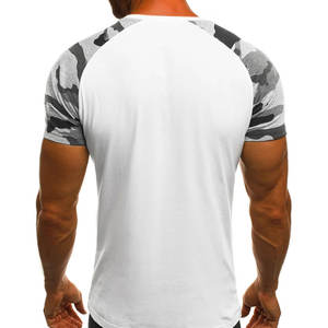 Camiseta ajustada de algodón 100% con cuello redondo para hombre 2025 con logotipo de impresión personalizado Camiseta de fabricante de servicio OEM de tela de alta calidad - Product Image 3