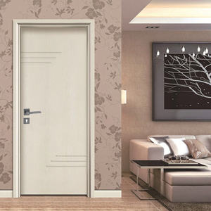 Puertas al por Mayor, Puerta Moldeada con Chapa de Madera, Insonorizada, Interior, Núcleo Sólido, Puerta de Madera para Hogar, Oficina, Hotel, Apartamento, Puerta de MDF - Product Image 3