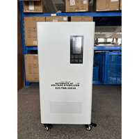 Stabilisateur de tension automatique monophasé 220V 30KVA Servo AVR entièrement en cuivre pour compresseur d'air