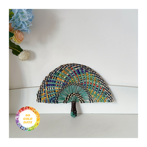 Suministro a granel de abanico de algas marinas de paja sostenible: artesanía tradicional vietnamita para exportación, venta al por menor y al por mayor - Product Image 2