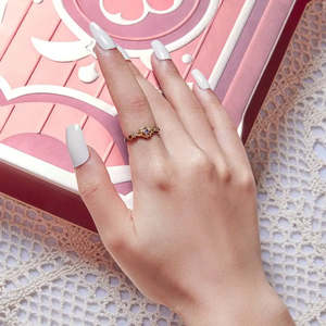Anillo de Plata con Piedra Preciosa de Zirconia Inspirado en el Anime Genshin Impact, Ideal para Regalo - Product Image 2