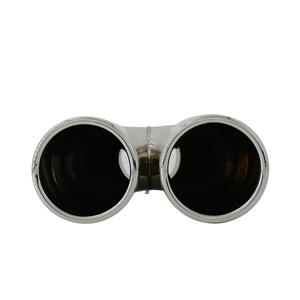 Terminal redondo de 63 mm de diámetro, doble, de acero inoxidable - Product Image 5