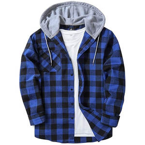 Sweat à capuche en flanelle tendance pour homme, mélange de coton doux, parfait pour le temps froid, look décontracté et sportif - Product Image 1