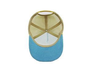 Snapback en maille velours côtelé avec logo brodé à 5 panneaux, mode vintage et élégante pour l'extérieur, vendeur fabriqué au Vietnam - Product Image 5