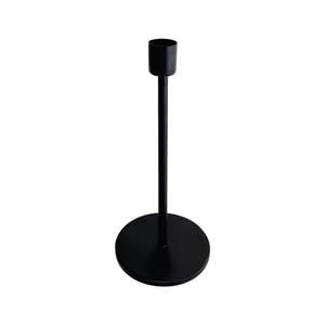 Classique Décoratif En Aluminium Fabriqué À La Main Bougie Pilier Mat Noir Poudre Enduit Unique Conception Bougeoir À La Main - Product Image 6