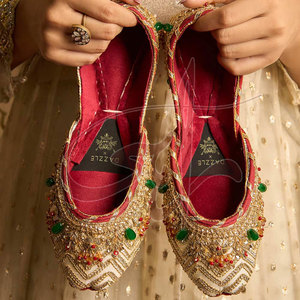 Hot Sale Custom Size Women <b>Khussa</b> Anti-Slippery Genuine Leather Upper Velvet Lining Durable Professional Made All Seasons - Product Image 2