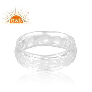 Best Selling Sterling <b>Silver</b> Band <b>Ring</b> Custom Design Jewelry For Women Gift For Her. - Product Image 4