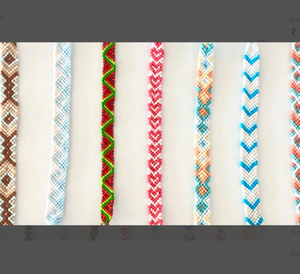 Friendship <b>Bracelet</b> or Anklet Chevron - Colorful - <b>String</b> - Trendy - *CUSTOMIZABLE* - Product Image 1