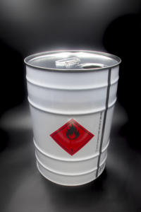 Tambor cilíndrico de hojalata personalizable de 27,8 litros, diámetro 300 x 422 mm, con asa y orificio de vertido. - Product Image 5