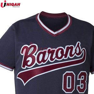 ชุดเบสบอลซอฟต์บอลพิมพ์ลายคุณภาพสูง ระบายอากาศได้ดี ดีไซน์ล่าสุด ชุดกีฬาแบบสั่งทำพิเศษ ผ้าโพลีเอสเตอร์ 100% - Product Image 5