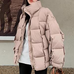 Manteau matelassé pour homme Vestes en duvet à capuche pour homme Rembourrage léger Parkas d'hiver Vestes matelassées coupe-vent - Product Image 6