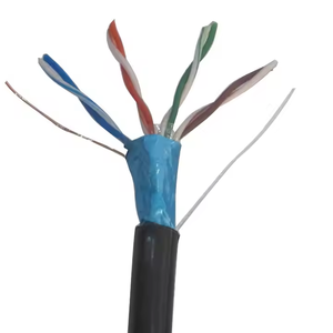 Kabel jaringan <span class=keywords><strong>5</strong></span> kucing kualitas tinggi 24AWG UTP FTP <span class=keywords><strong>SFTP</strong></span> Cat5e kabel <span class=keywords><strong>CU</strong></span> tembaga kucing 5e, kucing 5e 4 pasang Putar - Product Image 4