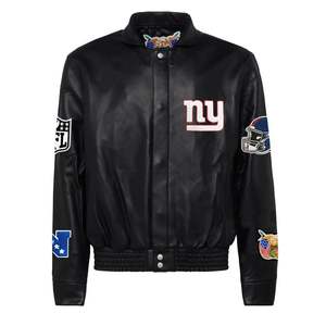 VESTE EN CUIR NEW YORK GIANTS - Product Image 1