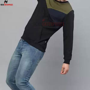 Sudadera de hombre de calidad superior, sudadera personalizada al por mayor, Jersey, ropa informal ligera, sudadera de Color sólido - Product Image 6