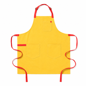 High Quality Heavy Duty Reusable Adult Size Adjustable Sleeveless <b>Apron</b> Oil-Resistant Breathable Canvas Custom Logo Fashion - Product Image 5