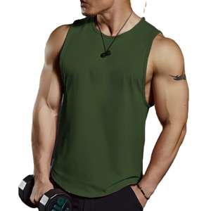 Camiseta sin mangas de gimnasio de verano para hombre, Camisa sin mangas de entrenamiento físico de secado rápido, ropa ligera de gimnasio y entrenamiento para verano - Product Image 4