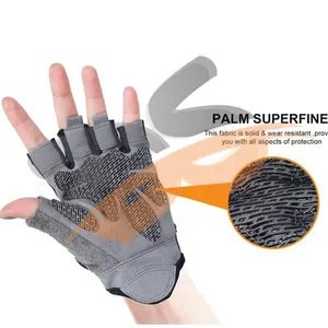 Fitness Weightlifting Gloves With Integrated Wrist Wrap