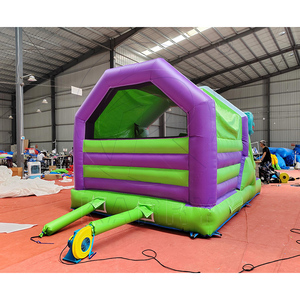 Castillo Inflable de Alta Calidad con Tobogán, Parque de Dinosaurios, Castillo Hinchable Comercial de PVC con Capacidad para 500 kg - Product Image 4