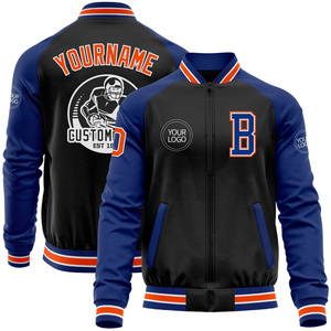 Veste universitaire conçue sur mesure avec broderie par impression de logo Fourniture de fabricant d'usine OEM ODM de style universitaire personnalisé - Product Image 1