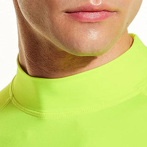 โรงงานผลิตเสื้อแรชการ์ดแขนยาวผู้ชาย ระบายอากาศ แห้งเร็ว เป็นมิตรกับสิ่งแวดล้อม พิมพ์โลโก้ตามสั่ง คุณภาพสูง MOQ ต่ำ - Product Image 4